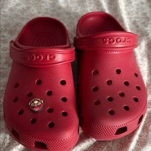CROCS Red Shoes